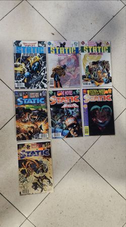 DC Static Comic Lot of 7 VF HTF