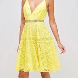Mini Maniju Dress Yellow 