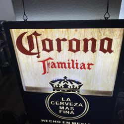 Neon Corona Man Cave Bar Decor