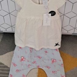 Baby Girl 3-6 Months BNWT Jasper Conran Supersoft Set