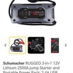 2500A Car Jump Starter Box
