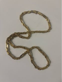 14K Real Gold-Plated Stainless Steel Milano Rope Chain Necklace for Men, Affordable Trendy Gold Plated Necklace with Multi-Angle Reflective Shine, Fat