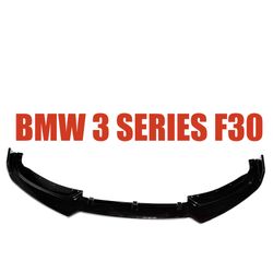 BMW 3 SERIES F30 GLOSS BLACK BUMPER FRONT LIP 2013-2016