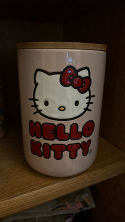 Hello kitty snack jar