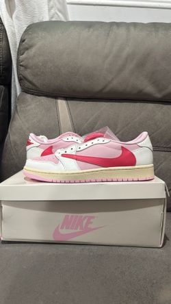 Jordan 1 Low retro low og Travis Scott sail tropical pink size 10.5 (CHECK DESCRIPTION)