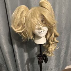 Platinum Blonde Wig (with 2 Separate Ponytails )