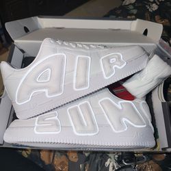 WHITE NIKE CPFM FORCES