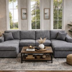 Gray Sofa U. 4 Seats 💺 