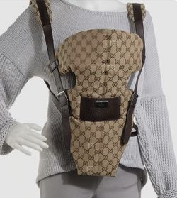 Gucci GG Monogram Canvas Baby Carrier