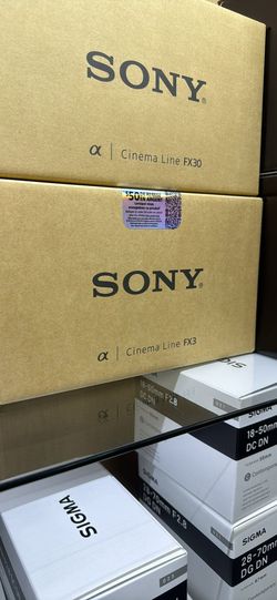 SONY ALPHA FX3A CINEMA LINE CAMERA