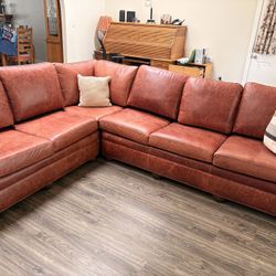 Sectional Leather Couch