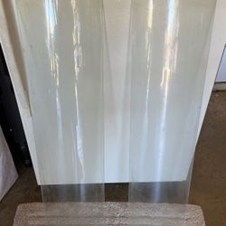 Glass Panels For Curial  Hutch 2 Pieces  11” 1/8  1 Piece  13” 1/4