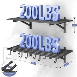 Heavy Duty Garage Storage Shelves (2 pack)