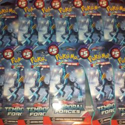 12 Packs Of Pokemon  Scarlett And Violet Temporal Forces 