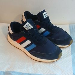 adidas I-5923 Collegiate Navy Athletic Running Shoes Men's Size 9