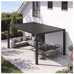new In Boxes, 16x10 Louvered Pergola, 