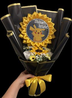 Pikachu sunflower arrangement