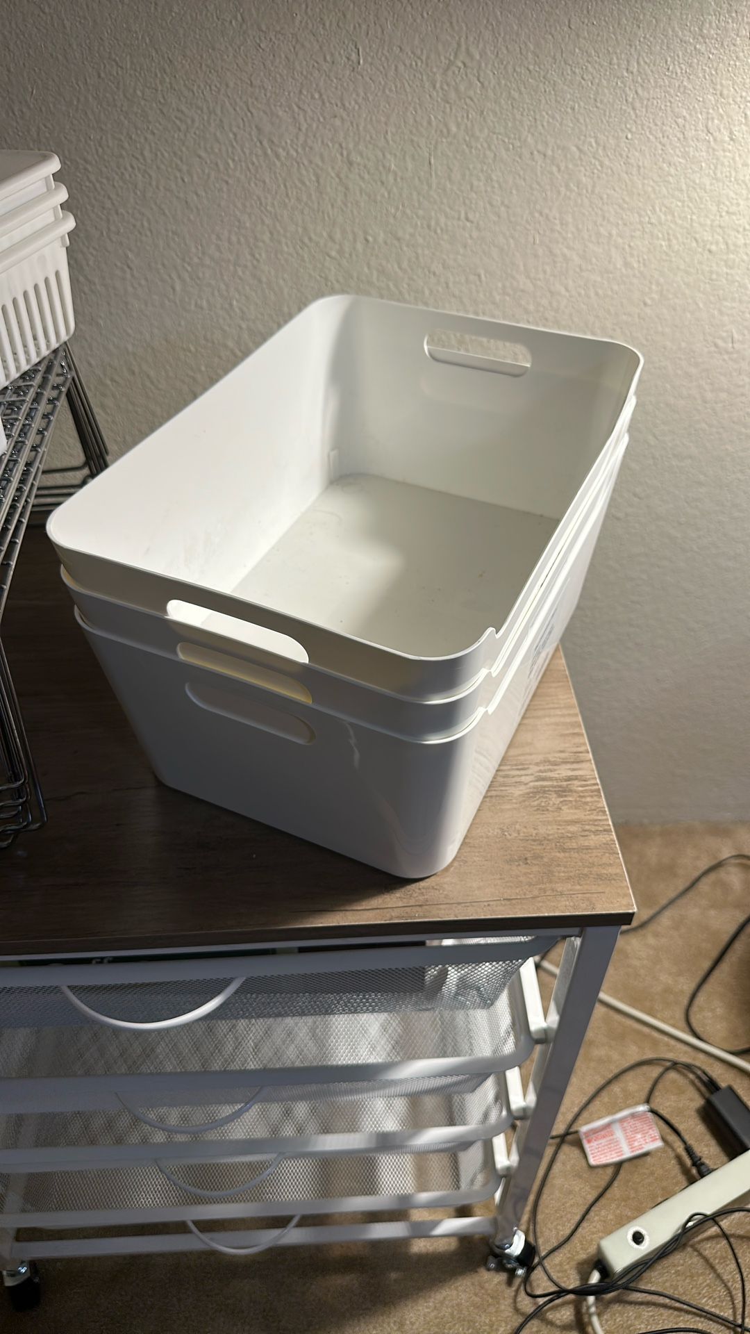 Container Store: Plastic Storage Set of 4