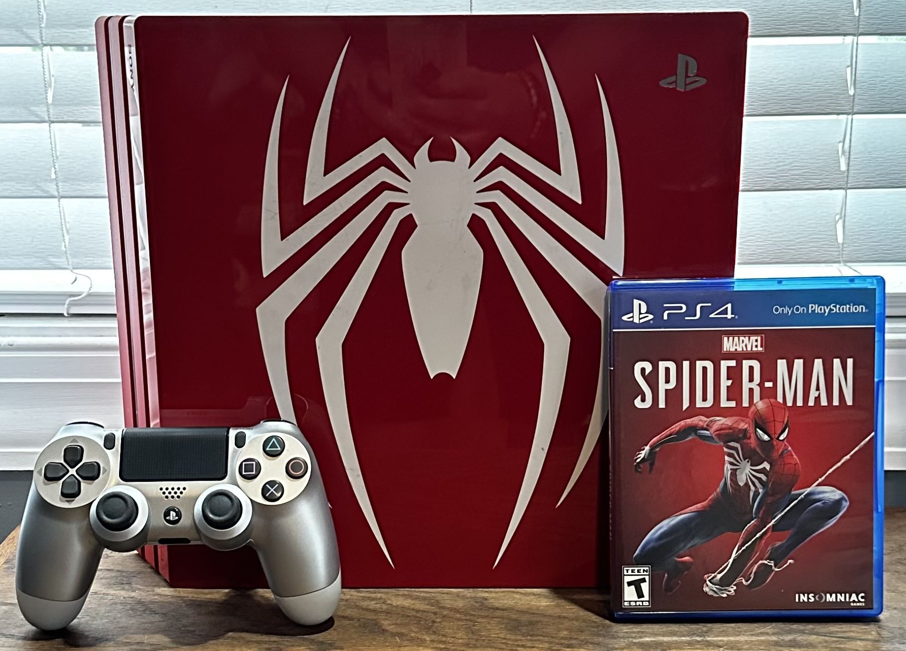 Play Station 4 Pro 1tb Ps4 + Marvel Spider-man