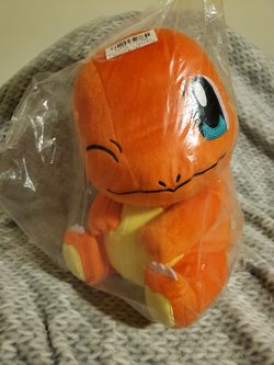 Cute Large Sitting Winking Charmander Pokemon Plush