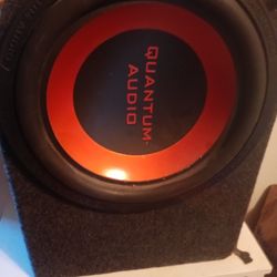 SUBWOOFER 15" Quantum Audio & Amplifier