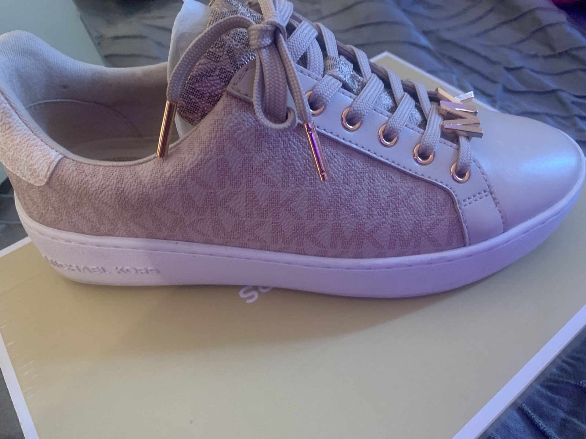 Michael Kors Women's Monique Sneaker Pink Size 7 - Walmart.com, image size:1920x1440