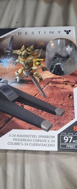 Mega Construx Destiny S-34 RAVENSTEEL -SPARROW 97pcs FFB57 NEW