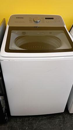 Jumbo white color top load noagitator working great with warranty delivery available fee depends on address 🏠🛣️🚛