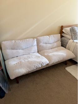 Futon Sofa Bed – Clean, Barely Used (Like New)