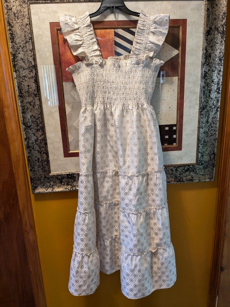 Hill House Ellie Dress in Gold