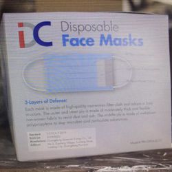 Disposable Face Mask Box Of 100