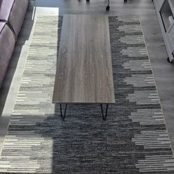 Coffee Table And Rug