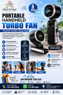 Portable Handheld Turbo Fan