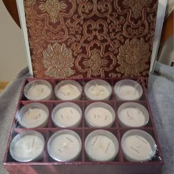 Decorative Box With 12 Candles