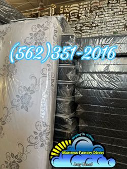 Queen mattress and Boxspring bed set new Colchon y tambor nuevo