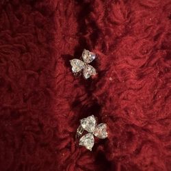 Sparkling! Silver Zirconia Small Huggie Hoop Earrings for Women