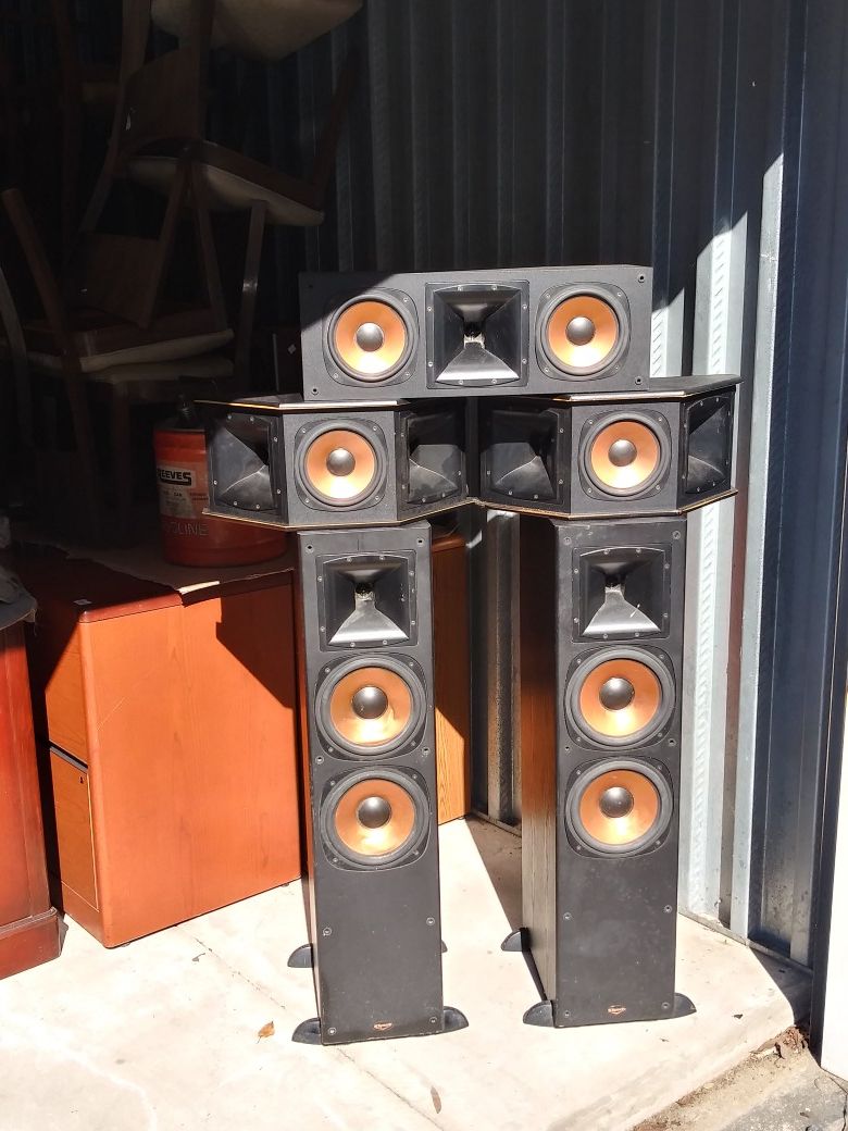 6-Klipsch Surround Theater Speaker system speakers