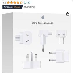Apple World Travel Adapter Kit (Brand New)