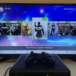 Xbox 360 SLIM RGH With Games