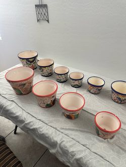Mazetas Juego de 4 piezas Talavera de Hidalgo