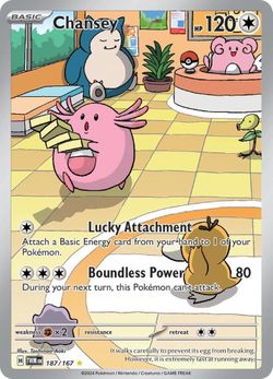 Chansey IR Full Art Pokemon Card