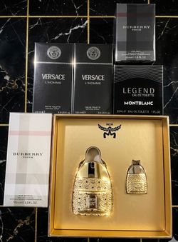 MCM Versace Montblanc Burberry perfumes