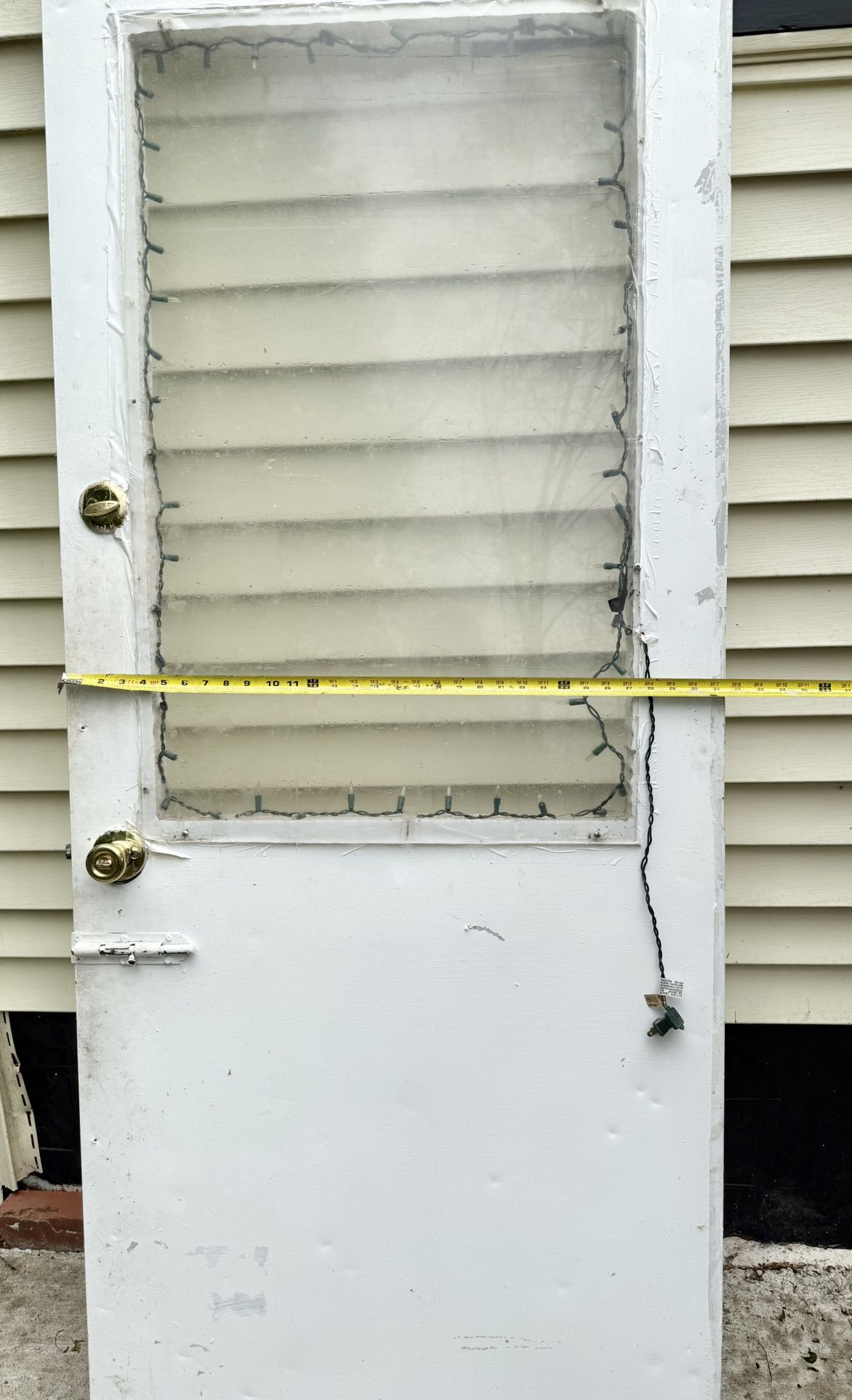 Metal and insulation door