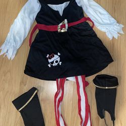 Pirate Halloween Costume Toddler 3-4T