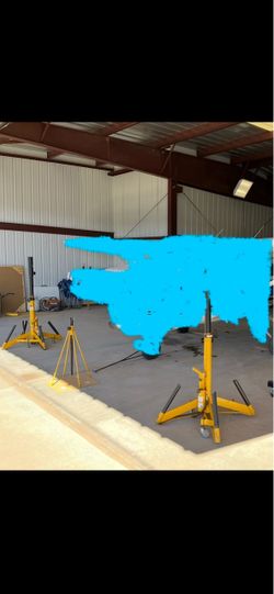 Aircraft jacks, tail stand, and counter weight
