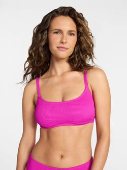 Women's Bralette Bikini Top - XL - Pink