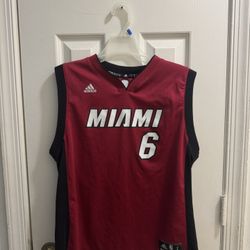 Adidas LeBron James Miami Heat Jersey