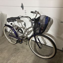 Purple Iron horse Pedal-brake Cruiser Bike