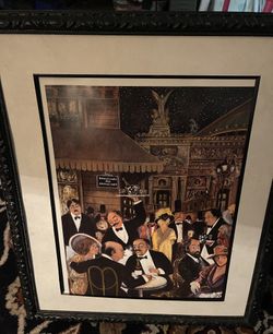 Guy Buffet “ Boulevard Does Cappuccino “ Print