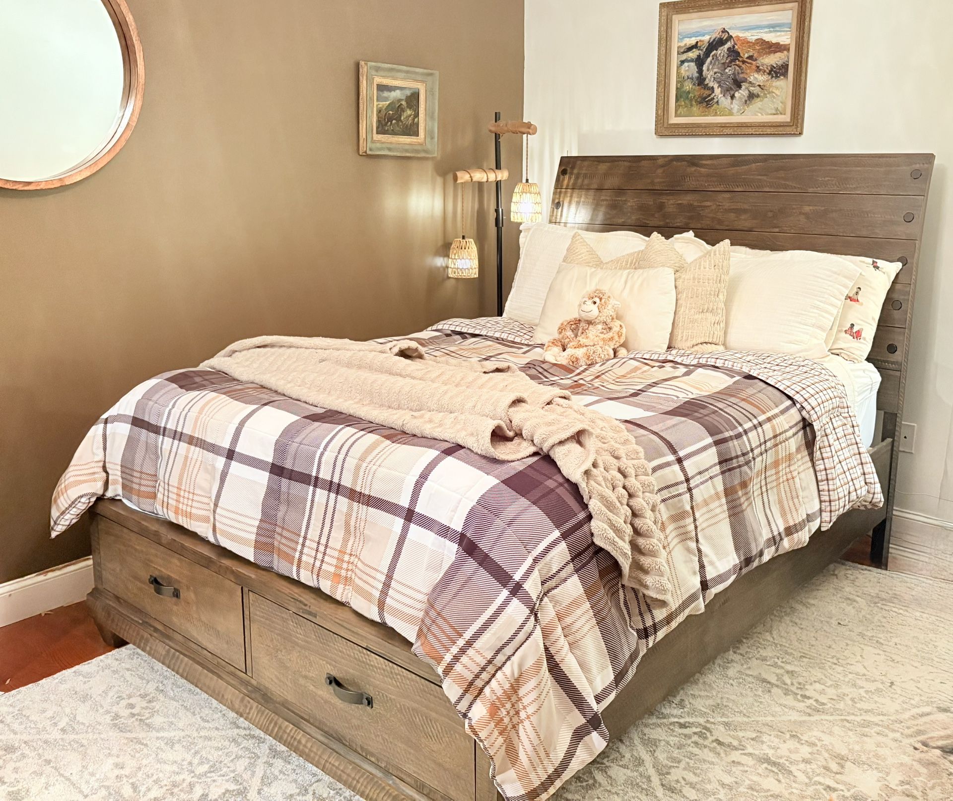 Rustic Queen Sized Bedroom Set